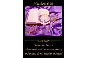 Matthew 6:20 Poster