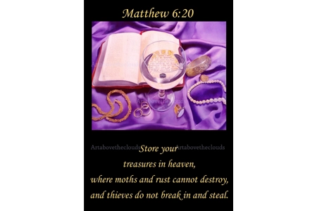 Matthew 6:20 Poster