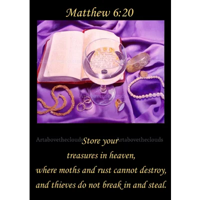 Matthew 6:20 Poster