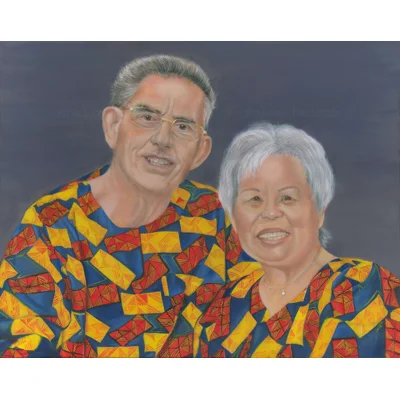 Golden Anniversary Original Oil Painting Commission