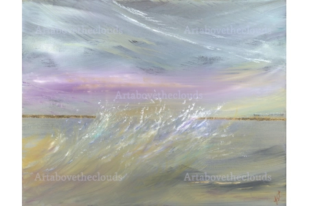 Jet Stream Original Oil Painting