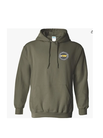 NC ICAC Olive Gildan Hood