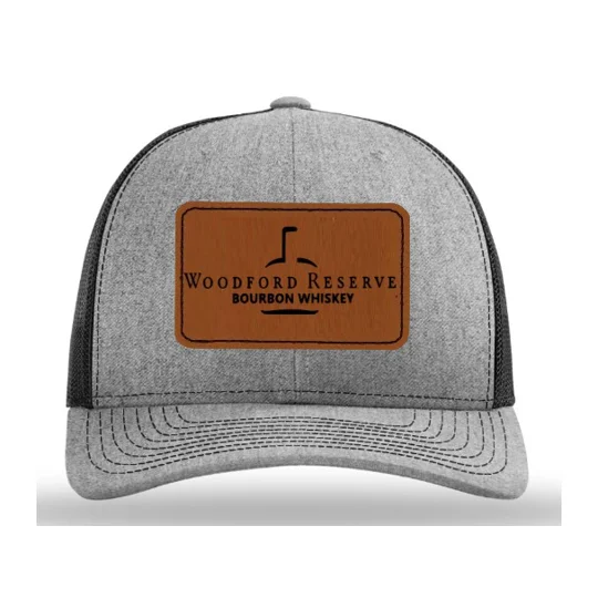 Whiskey Leather Patch Hat