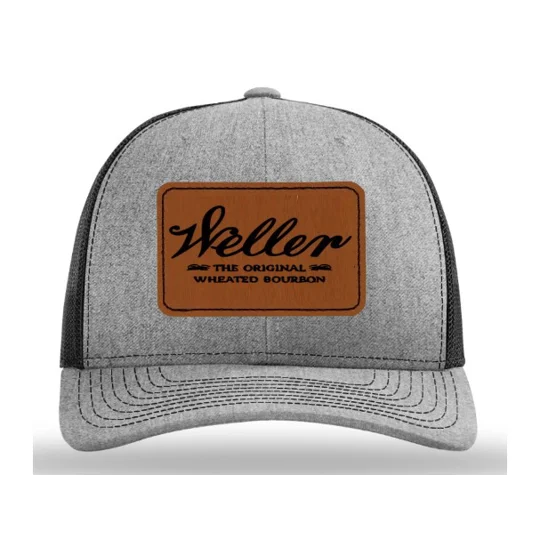 Whiskey Leather Patch Hat
