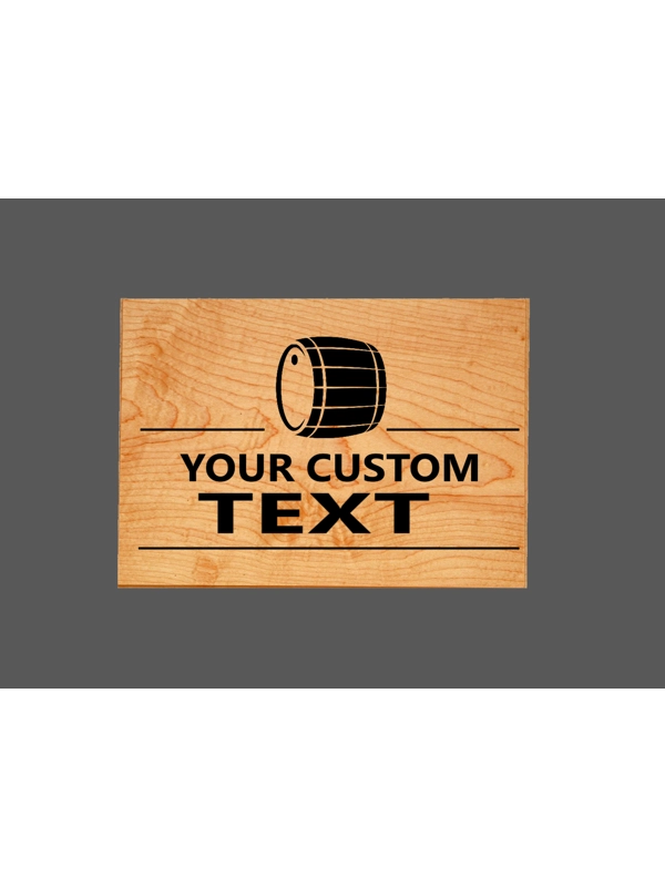 Barrel Room Engraved Display