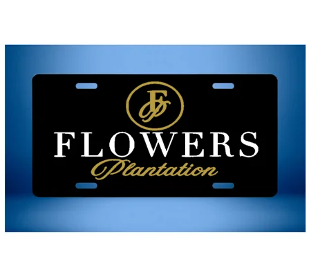 Flowers Plantation License plate