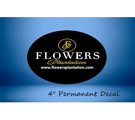 Flowers Plantation Decal
