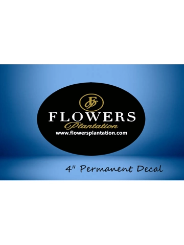 Flowers Plantation Decal