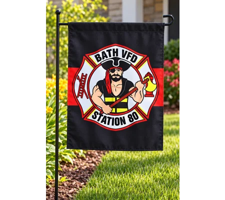 BATH FD GARDEN FLAG