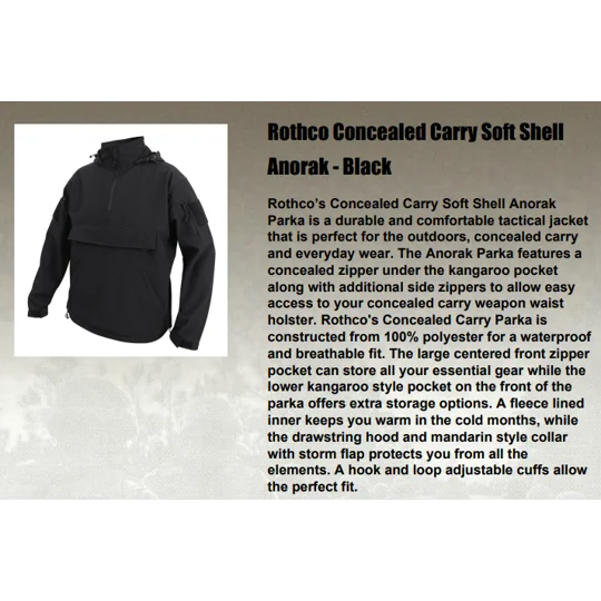Carry Concealed Anorak