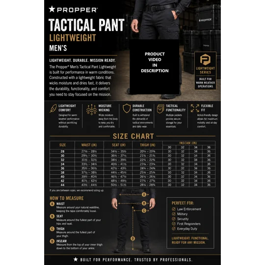 GCES MENS LIGHTWEIGHT PANT