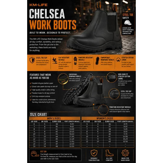 KMLITE Work Boots