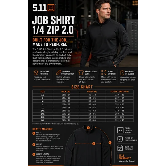 LCES 5.11 JOB SHIRT MENS