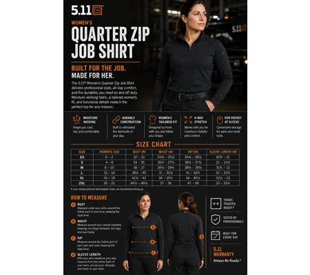 LCES 5.11 JOB SHIRT WOMENS