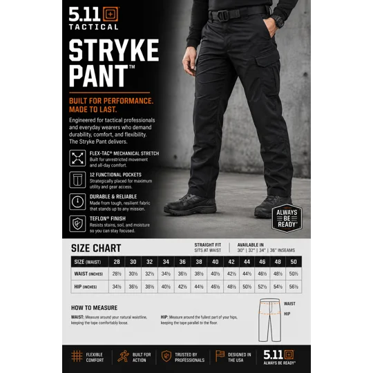 LCES MENS 5.11 STRYKE PANT