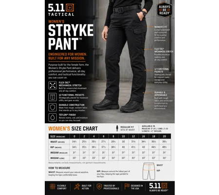 LCES WOMENS 5.11 STRYKE PANT