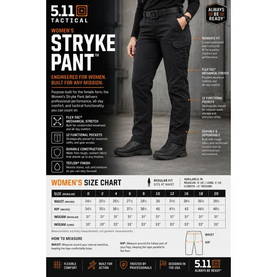 LCES WOMENS 5.11 STRYKE PANT