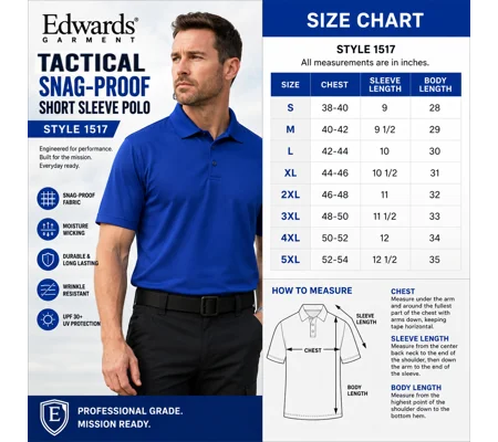 GCES UNISEX POLO BLUE