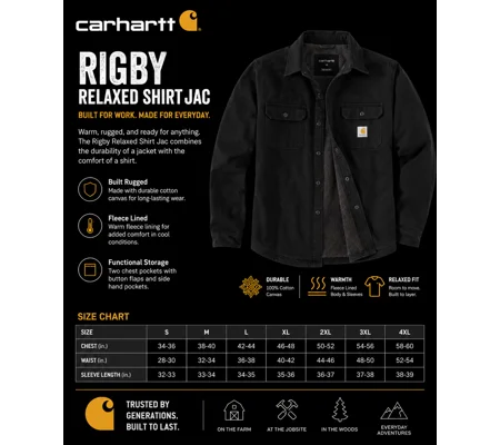 BAFD Carhartt Fleece Snap Jacket