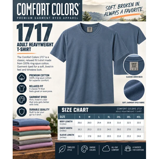 Comfort Colors Flowers Short Sleeve T