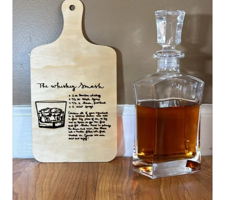 Whiskey Smash Display Cutting Board