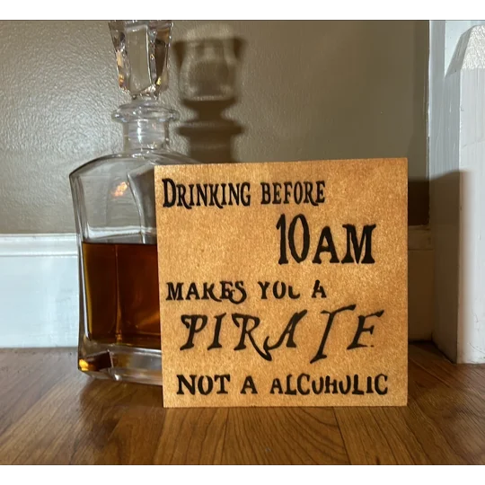 I'm a Pirate Engraved display