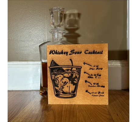 Whiskey Sour Recipe display