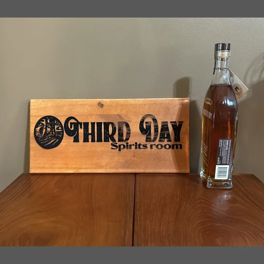 Custom Text Engraved Display