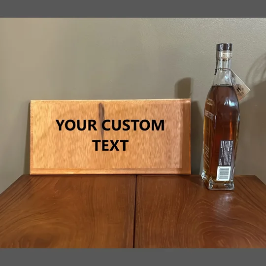 Custom Text Engraved Display