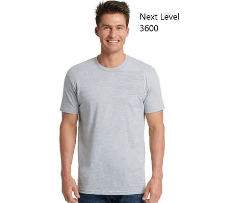 Officer Next Level 3600 Gray Short Sleeve-Employee Only