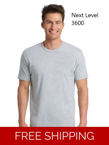 Officer Next Level 3600 Gray Short Sleeve-Employee Only