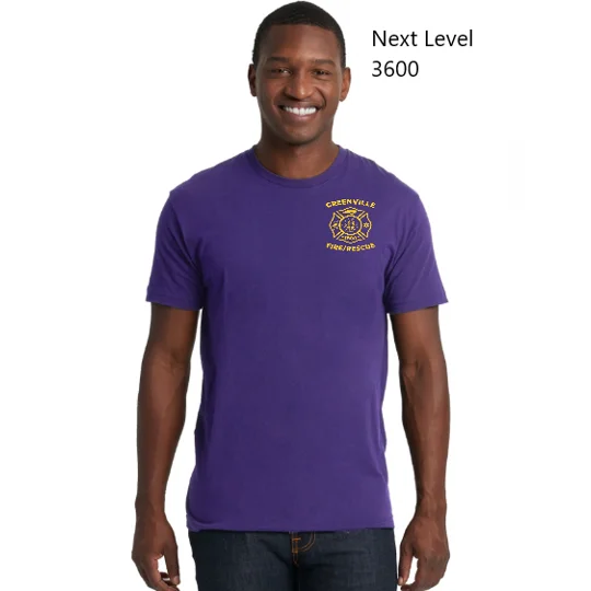 Next Level 3600 Purple Short Sleeve-Employee Only
