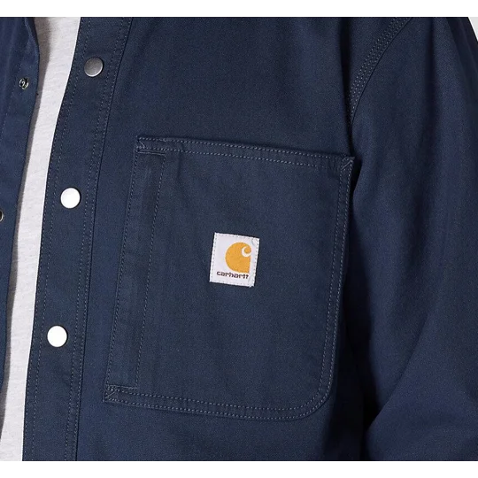 Carhartt Rugged Flex® Relaxed Fit Canvas Fleece-Lined Snap-Front Shirt Jac-Employee Only