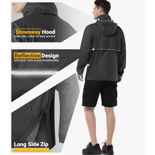 ROFD 1/4 zip Rain Pullover