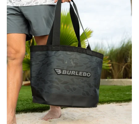Waterproof Tote - Black Camo