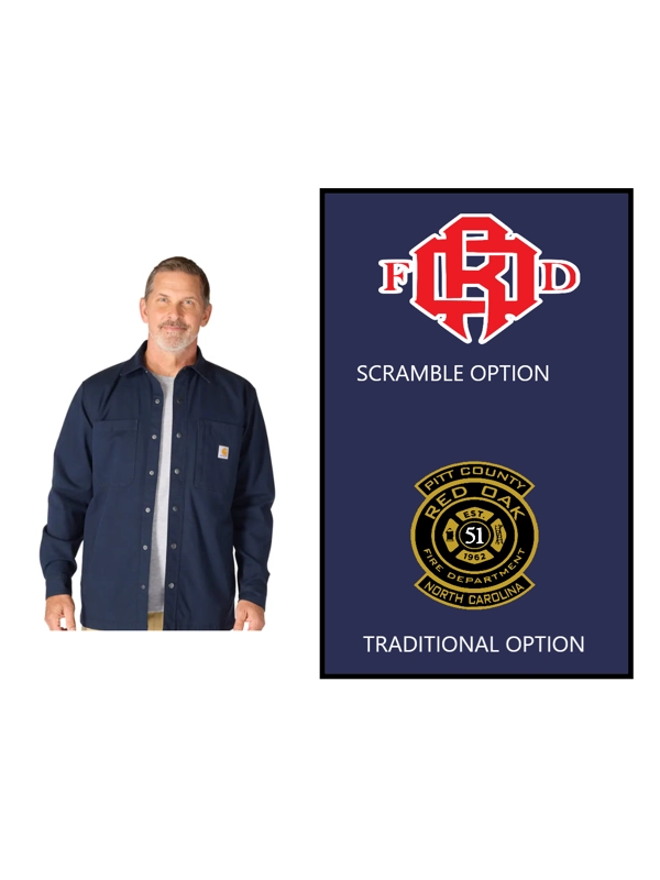 ROFD Carhartt Fleece Snap Jacket
