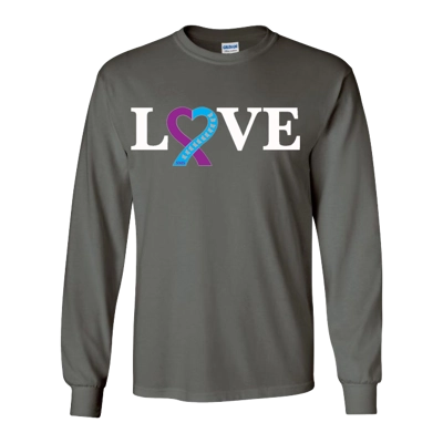 LOVE_Long Sleeve_White Text