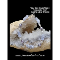Blue Lace Agate Chip & Freshwater..