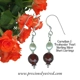 Carnelian & Pearl Sterling Short Drop Earrings