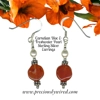 Carnelian Discs & Pearl..