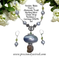 Peridot, Mabe Pearl & Ammonite Fo..