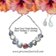 Keshi Pearl Pastel Sterling Necklace Earrings Set