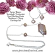 Pearl Large Pink-Mauve Rectangle Sterling Chain ..