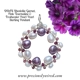 Rhodolite Garnet Tourmaline Pearl Sterling Wire ..