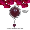 Ruby Sterling Silver Fr..