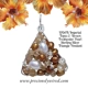 Imperial Topaz Brown Pearl Sterling Silver Trian..