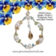 Citrine Apatite Peridot Pearl gold filled Floral..