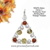 Amber Citrine Pearl Ste..