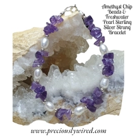 Amethyst Chip & Freshwater Pearl ..