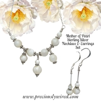 Mother of Pearl Sterling Chain Dr..